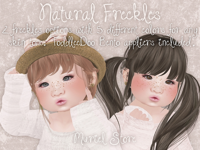 Muriel. Natural Freckles