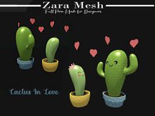 ZM - Valentines - Cactus in Love - FULL PERM MESH