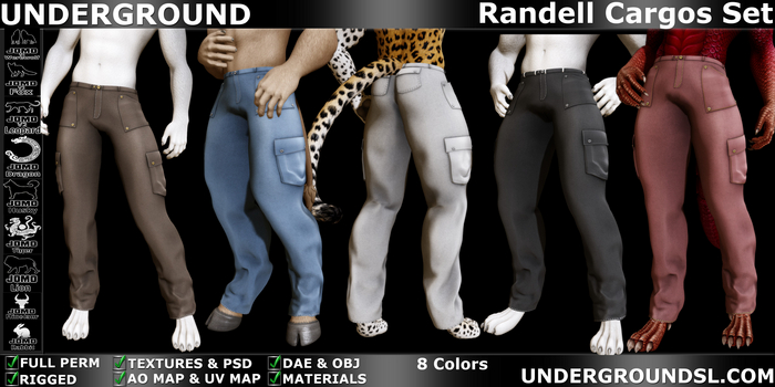 (UG) - Randell Cargos Furry Set