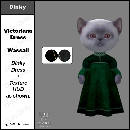 *E* Dinky Victoriana Gown  - Wassail  [Add & Click to Open]