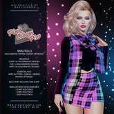 Mia Shirt, Scarf and Skirt [HOLO MEGAPACK] - Maitreya (+Petite) • Legacy • Reborn