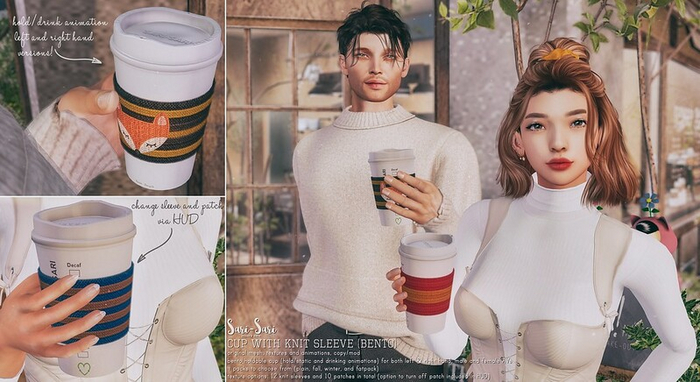 Sari-Sari - Cup with Knit Sleeve (bento)