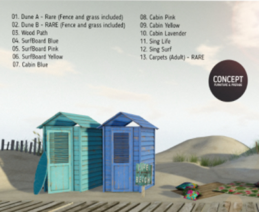 Concept} *01. BEACH DUNE A - RARE