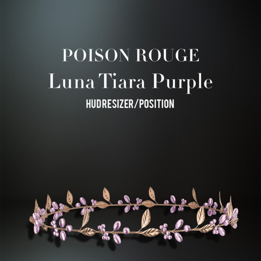 POISON ROUGE Luna Tiara - Purple