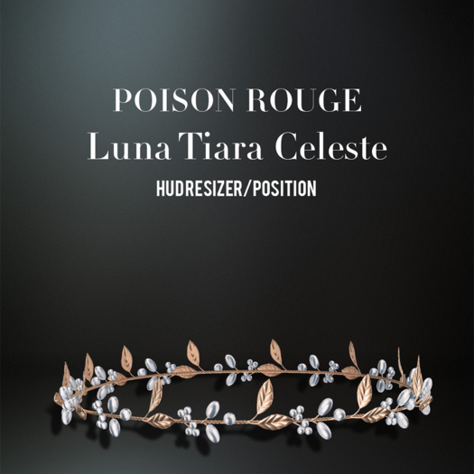 POISON ROUGE Luna Tiara - Celeste