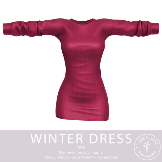 Winter Dress Pink