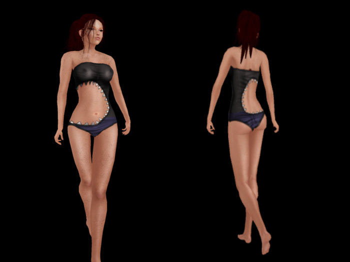 Yabusaka Diamond bodysuit black