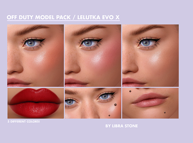 BLUSH / LELUTKA EVO X BOM / OFF-DUTY MODEL PACK