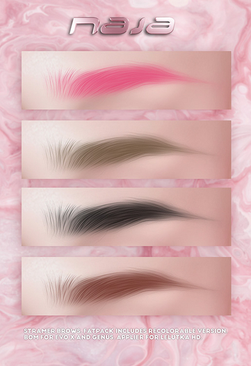naja // streamer brows fatpack