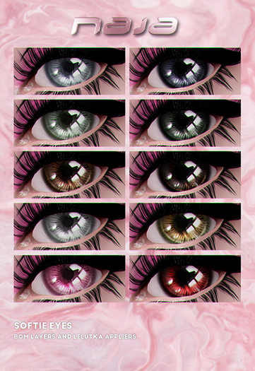 naja // softie eyes fatpack