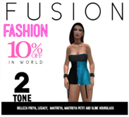 [Fusion Fashion] -  2Tone Blue