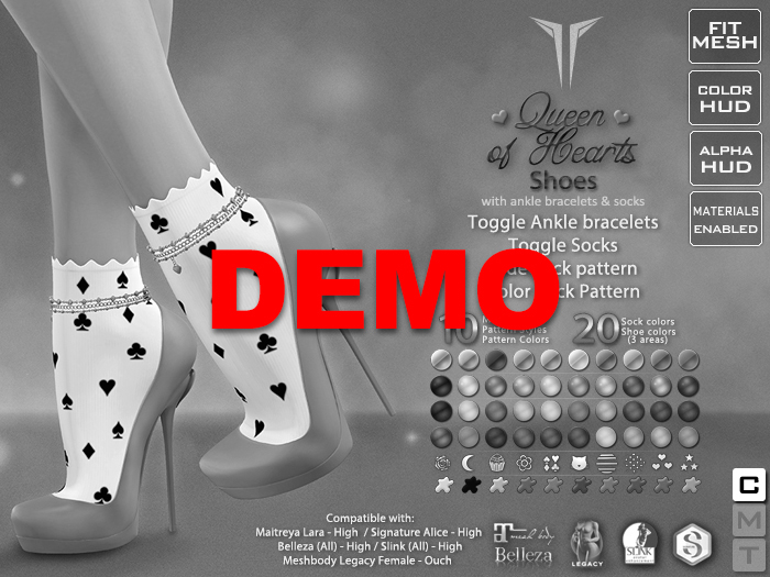 **RE** Queen Of Hearts Shoes DEMO