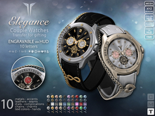 **RE** Elegance Couple Watches - Engraving - Transferable