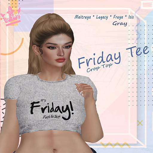 [..::Le'Chic::..]  Friday Tee * Gray