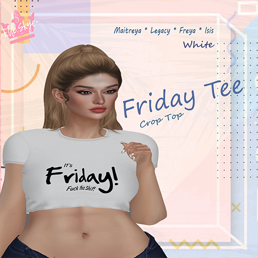 [..::Le'Chic::..]  Friday Tee * White