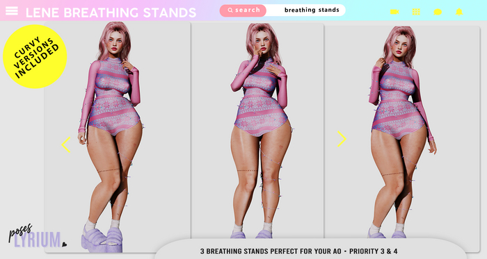 Lyrium. Lene Breathing Stand Set