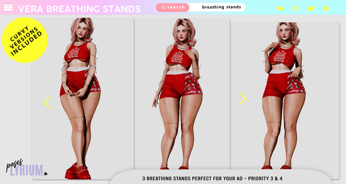 Lyrium. Vera Breathing Stand Set