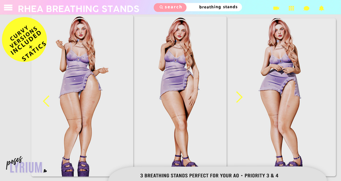Lyrium. Rhea Breathing Stand Set