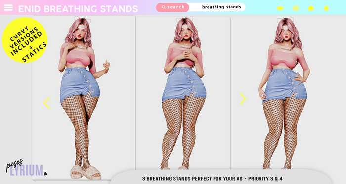 Lyrium. Enid Breathing Stand Set