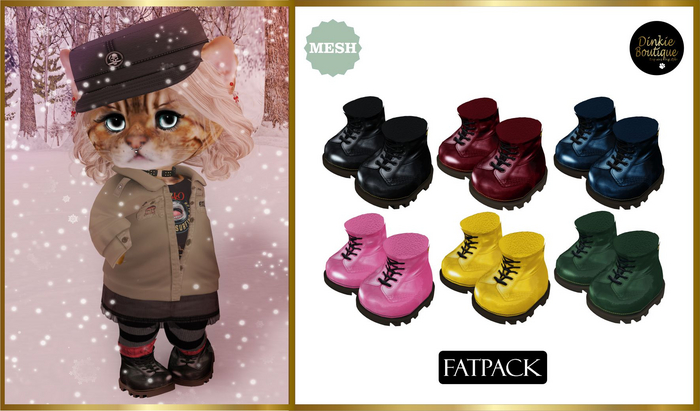 *DB* DINKIES MARTENS BOTTS II * Fatpack