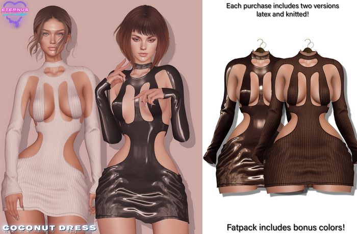 [Eternus] Coconut Dress Chocolate