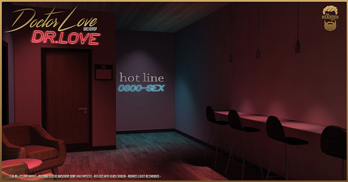 Doctor Love Backdrop - The Bearded Guy