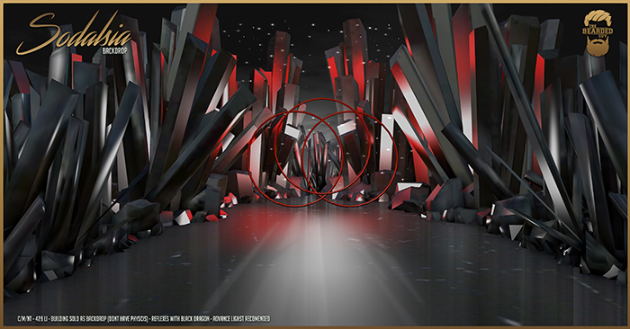 Sodalsia Backdrop - Black - The Bearded Guy