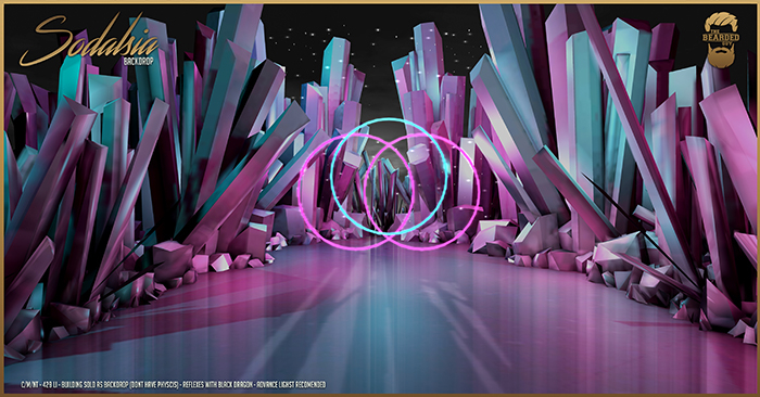 Sodalsia Backdrop - Neon - The Bearded Guy