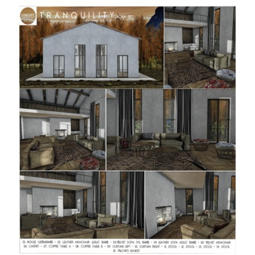 Concept} *04. Tranquility Leather Sofa. Adult. RARE