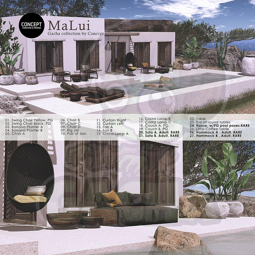 26. Concept} Malui.Hammock A . Adult. RARE