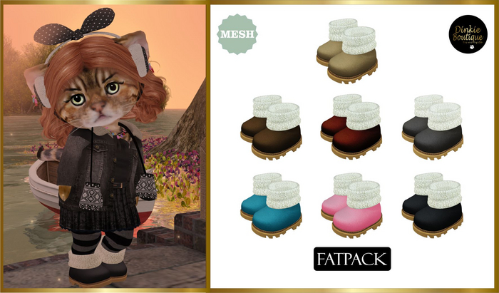 *DB* DINKIES RUBY WINTER BOOTS * Fatpack