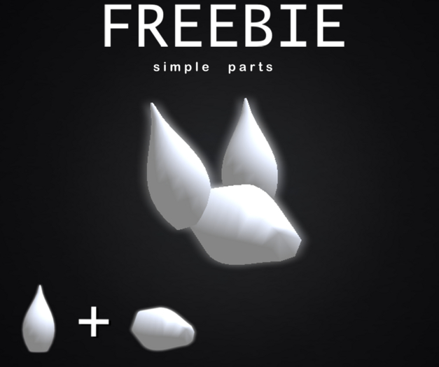 [FREEBIE] simple animal head parts