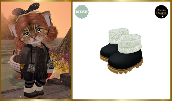 *DB* DINKIES RUBY WINTER BOOTS *  black