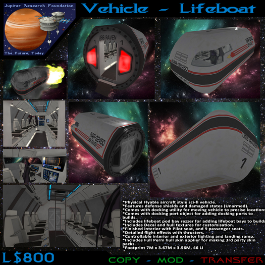 [JRF] Vehicle - Lifeboat