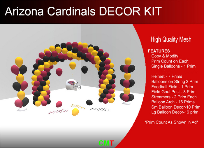 Arizona Cardinals Decor Kit 