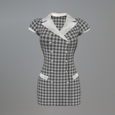 Charcoal Domestic Service Slink Uniform