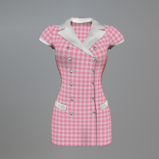 Pink Domestic Service Slink Uniform