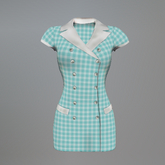 Blue Domestic Service Slink Uniform