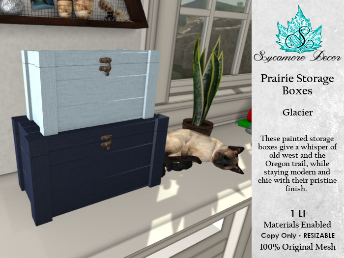 {SD} Prairie Boxes - Glacier