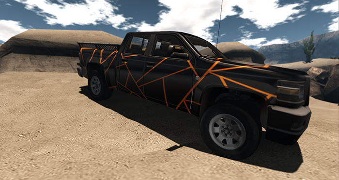 [Alkyd] Geometric - ORANGE