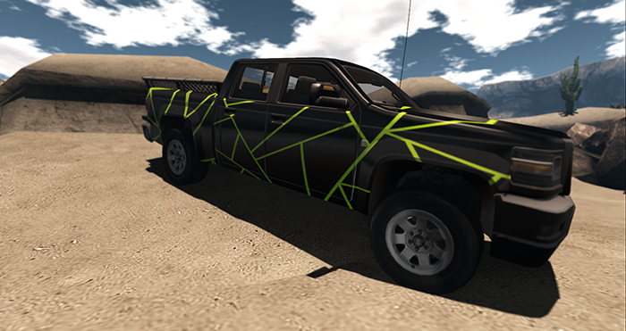 [Alkyd] Geometric - GREEN