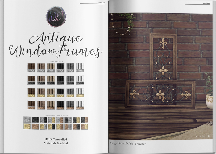 [QE Home] Antique Window Frames