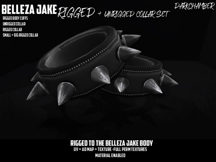 ::DC:: Belleza jake rigged-unrigged collar set