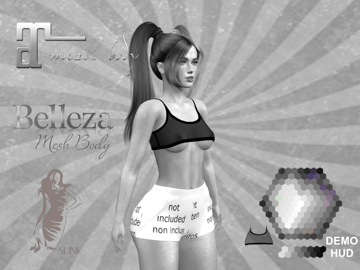 mesh underboob crop top FATPACK DEMO
