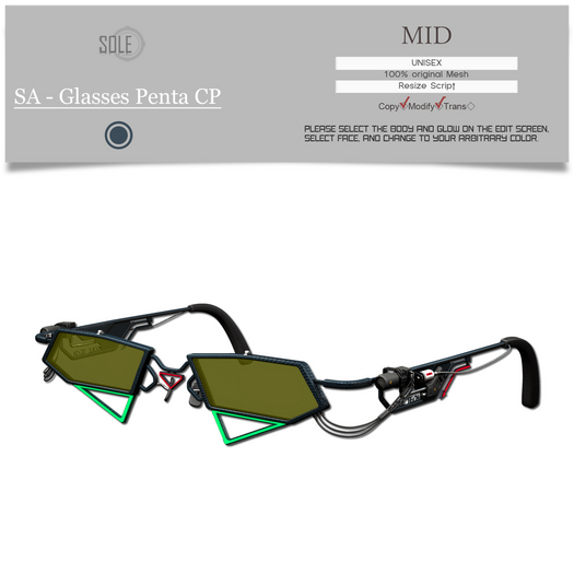 :::SOLE::: SA - Glasses Penta CP (MID)