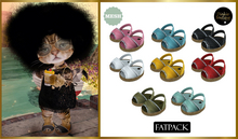 *DB* DINKIES ROMY PEEPTOE SANDALS* Fatpack