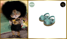 *DB* DINKIES ROMY PEEPTOE SANDALS*  sage