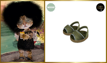 *DB* DINKIES ROMY PEEPTOE SANDALS*  khaki