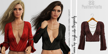 Laura Top Burgundy - Maitreya Lara, Lara Petite, Kupra Original, Legacy - FashionNatic
