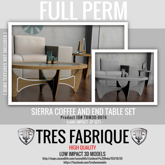 Full Perm Sierra Table Set [TMP0076FC]